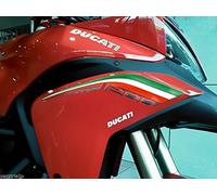 labelbike - 3D Stickers Motorcycle Tail Kit of Protections and Decorations in Resin compatible with Ducati MULTISTRADA 1200 2010-2014 Italyn Tricolor