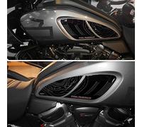 labelbike - 3D Stickers Motorcycle Tank Side protections Compatible with Harley Davidson Pan America 1250 and 1250 Special 2020-2022 Version Black