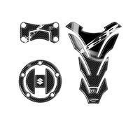 labelbike - Stickers 3D Kit Motorcycle Tank and Steering Fork Plate Protections and Decorations in Resin compatible with SUZUKI GSR 2006-2010