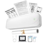 LabelCreate PR20 Portable Printers Wireless for Travel,Inkless Thermal Printer Support 8.5'' x 11'' Letter & A4 Thermal Paper, Compatible with iOS, Android & Laptop, 2024 New Upgrade,300 DPI