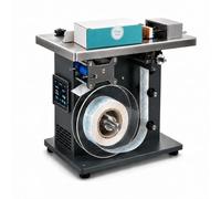 Labeling Machine, Automatic 90 Degree Corner Applicator with LED Touch Screen and PLC Control, Adjustable Width for Food, Chemicals, Electronics