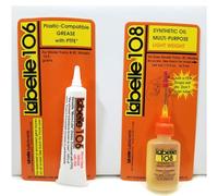 Labelle 2pak Lube Oil+Grease PTFE* Lubricant for "N" Athearn, Atlas, Bachmann, Broadway Limited, Kato, Rivarossi, Con-Cor, Micro-Trains, and All "Z" Models, etc. can't buy better than Labelle
