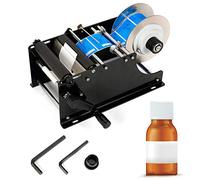 Labelling Machine, Round Bottle Sticker Label Machine 30Times/Minute Manual Labeler for Cans and Bottles