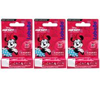 Labello CHERRY CUPCAKE Lip Balm 3 x 4,8 g Disney Mickey Minnie