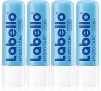 Labello Hydro Care Pack of 4 (4 x 4.8 g), Lip Care without Mineral Oils for Dry