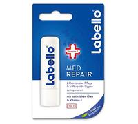 Labello Med Repair Lip Balm with Sun Protection (SPF 15) and Vitamin E for Intensive Lip Protection, Lip Balm without Mineral Oils