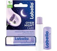 LABELLO Overnight Care Lip Balm, Lip Care with Shea Butter & Lavender Essential Oil for Gentle Lips in the Morning, Lip Balm for 8h Overnight Care (4.8 g)