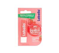 Labello Strawberry Shine Lip Balm 4.8g, Colorful & Nourishing Strawberry Flavour Lip Balm, 24 Hour Moisturizing Lip Balm with Natural Ingredients