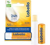 Labello Sun Protect SPF 50 Waterproof Lip Care with High Sun Protection, Mineral Oil-free Lip Care with Shea Butter, Vitamins & Natural Oils (4.8 g)
