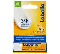 LABELLO Sun ProtectSun Protection SPF 30 (1 x 5 ml), Lip Stick UVA/UVB Protection & 24 Hour Hydration, Shea Butter Lip Balm and Natural Oils Enriched with Vitamins C & E