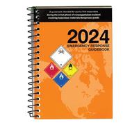 Labelmaster 2024 Emergency Response Guidebook (ERG) Spiral Bound, Full Size, Guide to Help When Responding to Transportation Emergencies Involving Hazardous Materials
