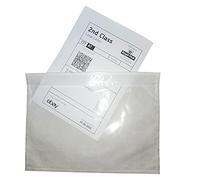 LabelMore 200 pcs 6" x 9" Clear Plastic Adhesive Packing List Envelope Mailing bag Shipping label Pouch Return Label Documents