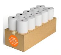 LabelMore Thermal Receipt Paper 3 1/8Inx 230', Credit Card Rolls Thermal, Cash Register Roll, Premium Pos Printer (10 Rolls), 3 1/8 x 230'（10 Rolls）