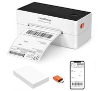 LabelRange Ecommerce Label Printer 4x6, Bluetooth Thermal Shipping Label Printer for Small Business, Compatible with Android, iOS, Windows, Amazon, Ebay, Shopify, Etsy, USPS, Pirate Ship, Shippo