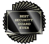 Labels Best Security Guard Ever - Vinyl Wall Art Funny Beer Sign Billiard