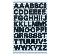 Labels for the letter Avery Zweckform 3780, A-Z (weatherproof sheet), 130 adhesive labels Black letters, 76 x 120 mm