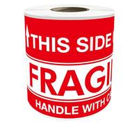 Labels Fragile Sticker - essentiial Fragilee Shipping Laabels | Label Handle with Care Strong Adheesive | 200 Pieces | Permanent Adhesive Packing Stickers for Boxes Bubble Wrap Mailing Bags