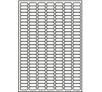 LABELS4U 500 Sheets A4, 189 Labels per Sheet, Size 25.4 x 10mm (94500 Labels)