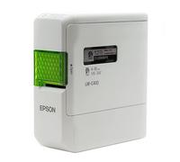 LABELWORKS Epson LW-C410PX Portable Bluetooth Label Machine Printer for Home and Office - Efficient, Create Sticker Labels for Crafts and Organization, Designer Tape Supported, App Compatible