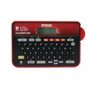 LABELWORKS Epson LW-K200PX-RDB Portable QWERTY Keyboard Label Maker for Home & Hobbies - Craft, Organize, and Personalize - Red Black Printer