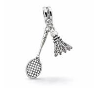 LaBenie Dangle Badminton Racket and Birdie Set Charm