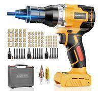 Labfintom Cordless Rivet Nut Gun Compatible with Dewalt 20V Battery, Electric Rivet Nut Tool Brushless Motor with 3 Sizes Rivet Nuts(1/4", 5/16", 3/8"), Auto & Manual Mode for DIY, Car Repair