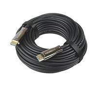 Labgear 20m Fibre Optic HDMI Cable, Active Optical 4K HDMI 2.0 Lead with Ethernet, High Speed 18Gbps, HDR, ARC, CEC Support, Lightweight Slim HDMI Cable for Long Distance Installations