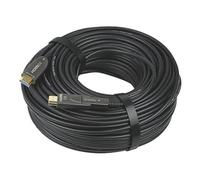 Labgear 50m Fibre Optic HDMI Cable, Active Optical 4K HDMI 2.0 Lead with Ethernet, High Speed 18Gbps, HDR, ARC, CEC Support, Lightweight Slim HDMI Cable for Long Distance Installations