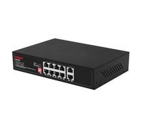 Labgear 8 Port Gigabit PoE Network Switch, 300m Range Unmanaged High-Speed Ethernet Splitter Hub with Extended Range, Desktop or Wall Mounted, Durable Metal Housing