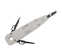 Labgear IDC Punch Down Tool, Auto Trim Spring Action Insertion Tool with Built-in Wire Cutter, Hook & Spudger for RJ45 Network and Telephone Sock