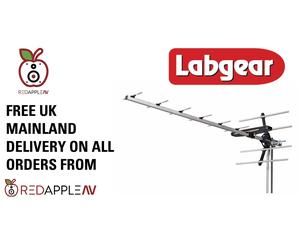 Labgear LABGT12 High Gain TV Aerial TV Signals In Medium & Strong Strength Areas
