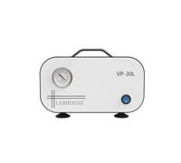 LABHOUSE Lab Diaphragm Vacuum Pump VP-30L Portable Mini Oilless Diaphragm Oil Free 30L/min & Rubber Tube for Laboratory Vacuum Filtration,Positive and Negative Pressure,110V-220V