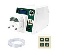 LABHOUSE PCP-825Pro Digital Peristaltic Pump Direct Flow Control - 0.008-825mL/min High Precision Metering Pump, 0.1-200 RPM, Smart Timer, 3 Roller & 7 Silicone Tubes for Laboratory Industrial