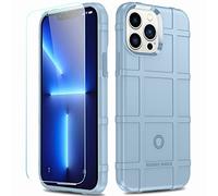 LABILUS iPhone 13 Pro Max case, Rugged Shield 8ft Drop Proof TPU Thick Armor Tactical Protective Case Compatible with 13 Pro Max (6.7 inch) - Ash Blue