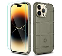 LABILUS iPhone 14 Pro Max Case, Rugged Shield 8ft Drop Proof TPU Thick Armor Tactical Protective Case Compatible with 14 Pro Max (6.7 inch) - Light Clay