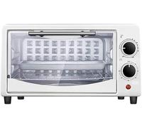 LABLADUO Air Fry Toaster Oven, Mini Oven, 10L Convection Countertop Toaster Oven Multi-Function Air Fryer Digital Electric Oven Rotisserie Roaster Cooker(Bianco)