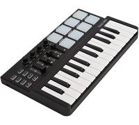 LABLADUO Roll Up Piano, Portable Mini 25-Key USB Keyboard MIDI Controller and Drum Pad MIDI Keyboard Controller Musical Instruments