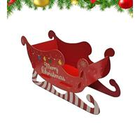 Labnrt Santa’s Joyride - DIY Gift Sleigh Hamper, Merry Christmas Sleigh Gifts Box, Reusable Xmas Sleig-hs Hamper, Festive Holiday Centerpiece for Home Office Party Decor (1PCS)