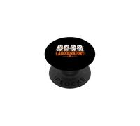 Laboooratory Ghost Halloween Lab Tech Scientist Halloween PopSockets Adhesive PopGrip