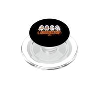 Laboooratory Ghost Halloween Lab Tech Scientist Halloween PopSockets PopGrip for MagSafe