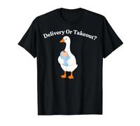 Labor and Delivery Nurse Mother Baby Goose Delivery Takeout Value Graphic T-Shirt, Men, Black, S