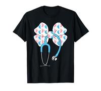 Labor And Delivery Nurse Stethoscope Coquette Bow L&D Nurse T-Shirt