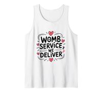 Labor and Delivery Womb Service We Deliver, L & D Nursing Tank Top