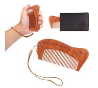 Labor Comb Set, Wooden Engraved Birthing Comb Childbirth Hair Comb with Storage Bag & Lanyard Labor and Delivery Essentials for First Time Moms Pregnant Women Gift