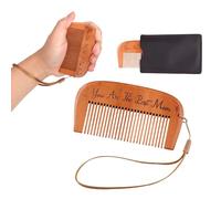 Labor Comb Set, Wooden Engraved Birthing Comb for Labour Childbirth Hair Comb with Storage Bag & Lanyard Pregnancy Comb Labor and Delivery Essentials Gifts for Women