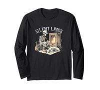 Labor Construction Electrical HVAC Plumber Union Dog Dead up Long Sleeve T-Shirt