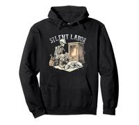 Labor construction electrical hvac plumber union dog dead up Pullover Hoodie