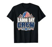 Labor Day Crew Patriotic USA Hard Hat T-Shirt