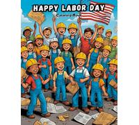 Labor Day Fun: A Kids' Coloring Book Celebrating Workers! (HOLIDAYS COLORING BOOKS)