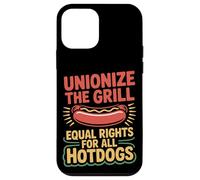 Labor Day Unionize The Grill Equal Rights For All Hotdogs Case for iPhone 12 mini